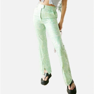 House of Sunny Paradise Party Pants in Sisi Green - NWOT - Size 4 (US)